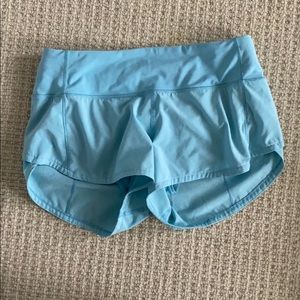 Blue Lululemon Shorts